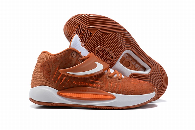 Kevin Durant 14 Brown White